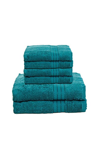 Royal Set 6 Prosoape de Lux Calitatea I 100% Bumbac Pieptanat 650 g/mp