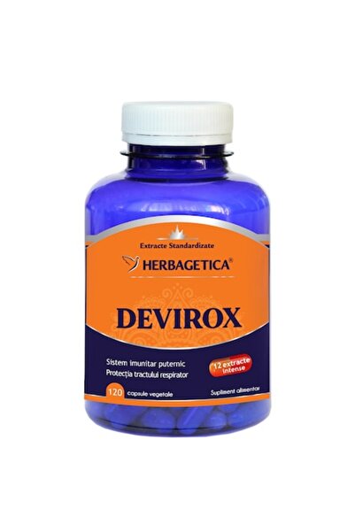 herbagetica Supliment alimentar Devirox Herbagetica, 120 capsule vegetale