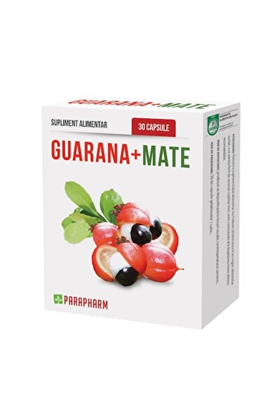 Parapharm Supliment alimentar Guarana + Mate, Parapharm, 30 capsule