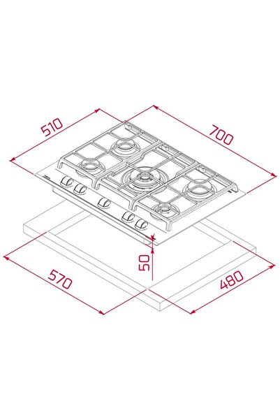 Teka Urban Serisi Siyah Set ( HLB 8400 BK - GZC 75330 XBC BK - DLV 98660 BK TOS )