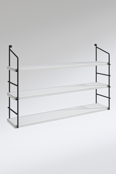 Kenzlife mutfak banyo duvar rafı junzi mat beyaz suntalam 070(Y)*80(G)*15(D)3 KATLI