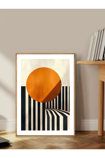 Tuba Decor Tablo dintr-o singură bucată cu rame din lemn pentru sufragerie, sufragerie, bucătărie