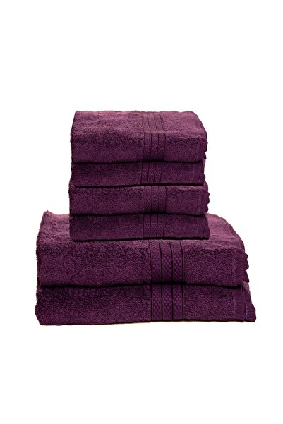 Royal Set 6 Prosoape de Lux Calitatea I 100% Bumbac Pieptanat 650 g/mp