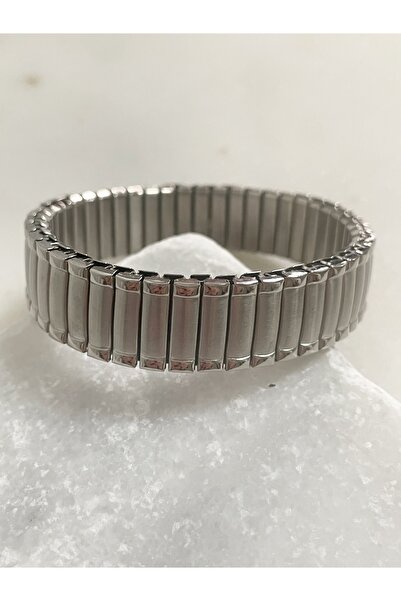 By Selen Suyolcu Steel Elastic Bracelet