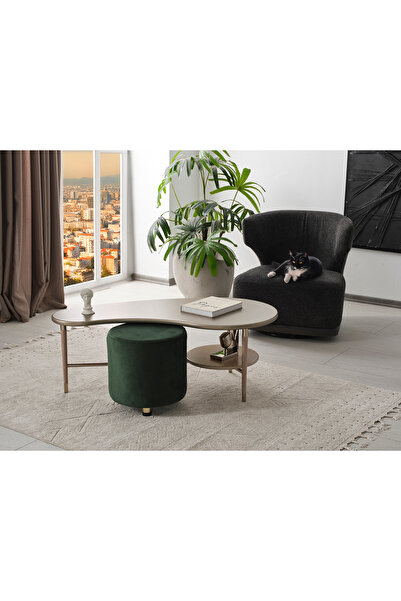 CEYHUL BEAN PUFLU DEMONTE ORTA SEHPA SET