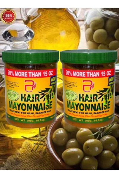 PYRON علاج المايونيز للشعر التالف والضعيف بالأعشاب العضوية وزيت الزيتون وبروت...