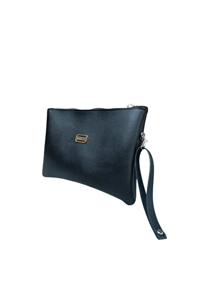 Maykis Black Clutch Bag