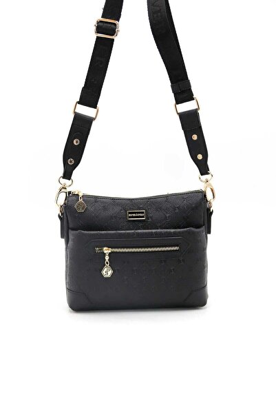 Silver Polo Black - Black Nv1110 Women's Crossbody Bag