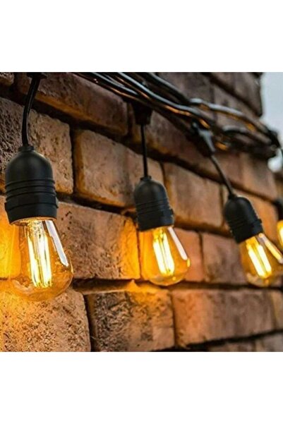 RBR 4W Rustik LED Ampul E27 (Kalın Duy) - 2500K Sıcak Sarı Işık - ST64 Armut Tipi