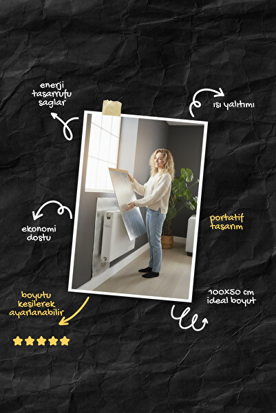 Myend Petek Arkası Isı Yalıtım Levhası, Enerji ve Isı Tasarrufu Sağlayan Ev Tipi Yalıtım Paneli