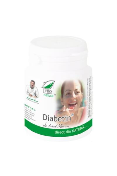Pro Natura Diabetin Food Supplement, Pro Natura, 150 Capsules