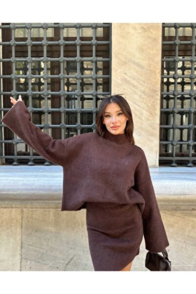 BircanButik Mini Etekli Triko Şık Takım