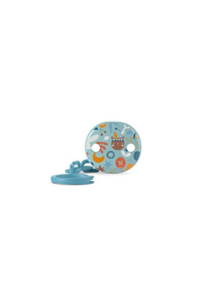 Suavinex Pacifier chain with clips, blue, Forest,