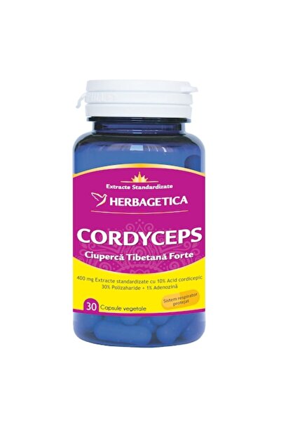 herbagetica Supliment Alimentar Cordyceps Forte 10/30/1, 30 capsule