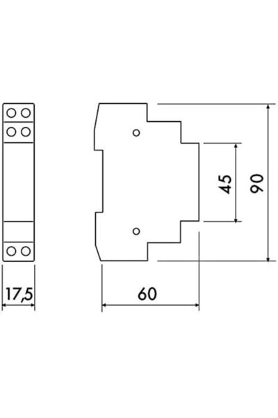 Perry 24-Hour Timer Switch with Tappets & Charge Reserve, 230 VAC, Made in Italy