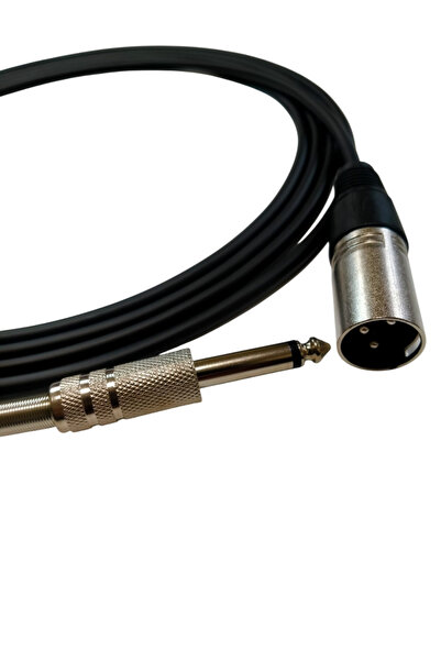 clam CL-SJXLRE15 6,3 mm Mono / XLR Erkek 1,5 Metre Enstrüman Kablosu