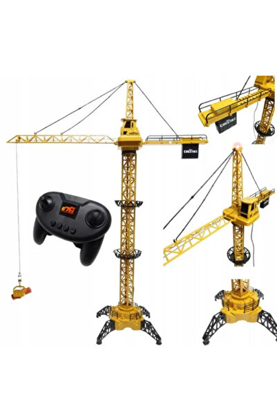 Gotel Macara de construcții cu telecomandă, efecte sonore și luminoase, înălț...