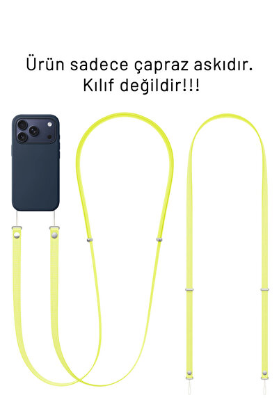 Nezih Case iPhone 17 Serisiyle Uyumlu Çapraz Telefon Askısı (Sadece Açıklamada Belirtilen Model Kılıflarla)
