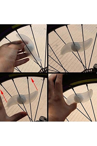 Asroya Bisiklet İçin Led Lastik Jant Işıkları Işık Pil Ile Çalışır (1 Adet)