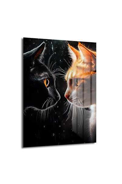 Cat Double Glazing Painting