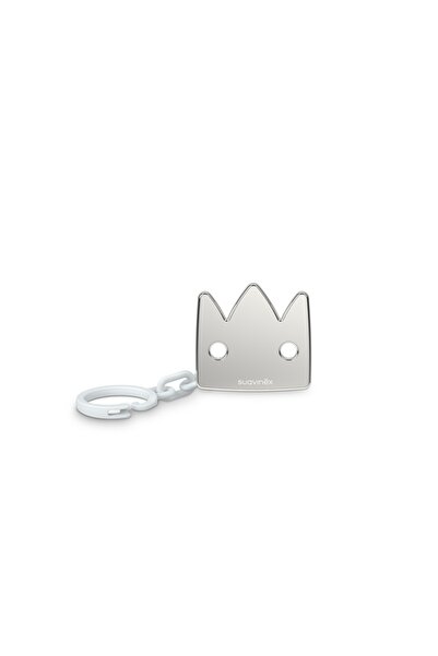 Suavinex Pacifier chain with clip, crown, Spread Joy,