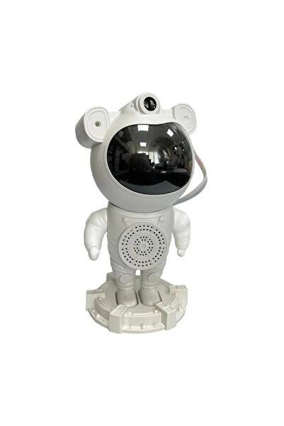 Rose SP-608 Astronot Görünümlü Müzikli ve Işıklı Kumandalı Bluetooth Gece Lam...