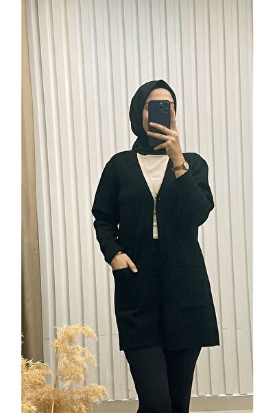 MERVE TESETTÜR سترة تريكو بجيوب