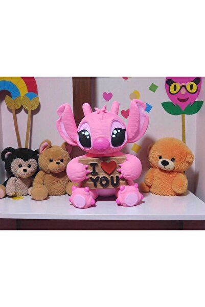 EFSeR ATÖLYE لعبة ديكور على شكل ملاك أحبك