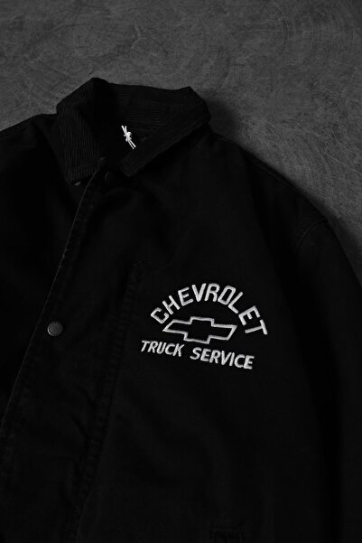 Slatra Чоловіча чорна куртка-бомбер з вишивкою