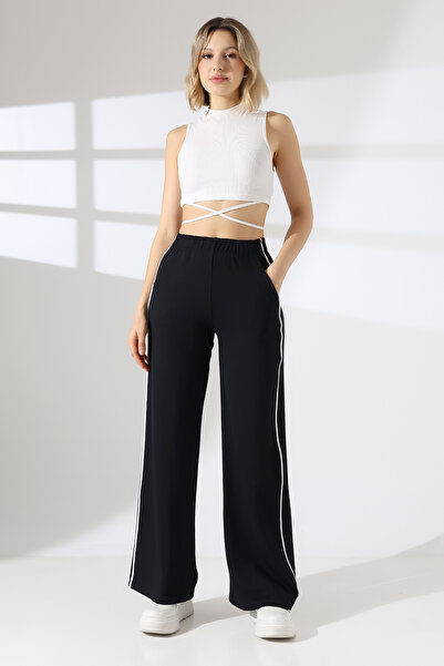 lubiti Women's Trackpants with Side Ribbons and Loose Legs