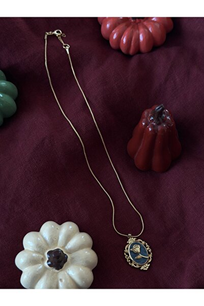 Butik Çiçek Charm Gold Kolye