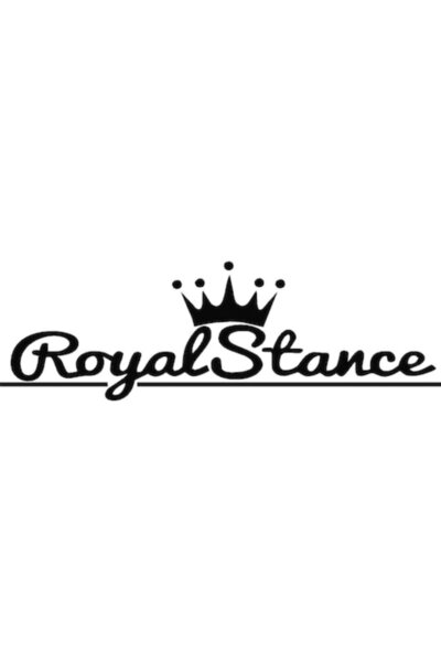 Oracal "Royal stance" car sticker, 40x13cm, black