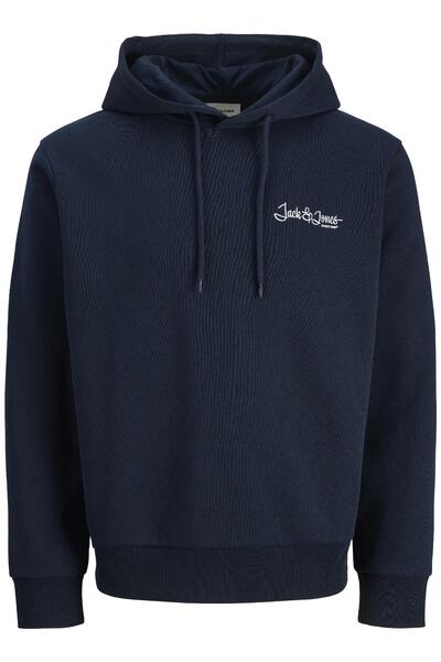 Jack & Jones Men's Jjyuki Front Sweat Hood – Hooded , Soft Fabric, Comfortable Cut, for Everyday Use