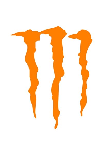 Oracal Car sticker "Monster", 17x13 cm, orange