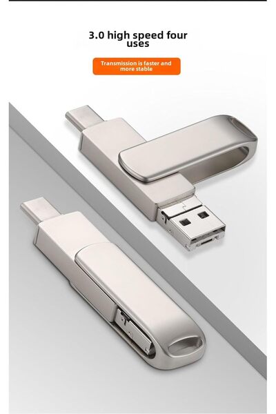 LinJie Dual Drive Mobile USB Flash Drive 1TB - External Storage for iPhone/PC/iPad
