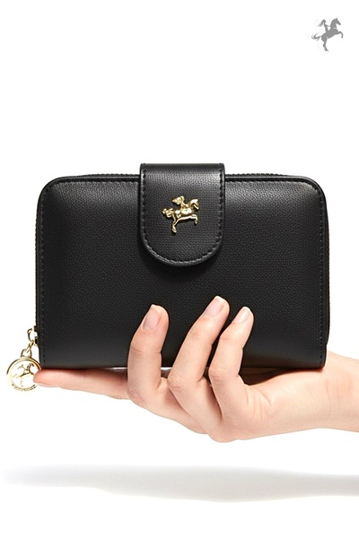 Nas Bag Yeni Sezon Kadın Cüzdan Siyah Dona