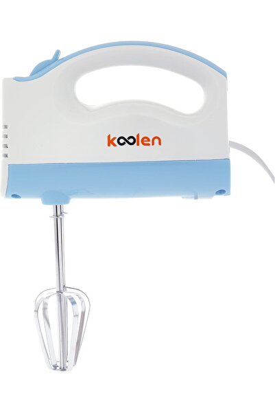 Koolen Hand Blender with Bowl, 150W, White/Blue