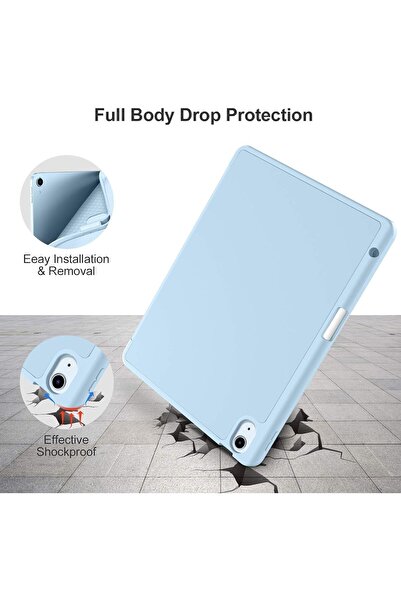 007 iPad Air 11" Case (6th gen M2 2024 / 5th & 4th 10.9" 2022/2020) — Auto Sleep/Wake, Tri-fold Stand,