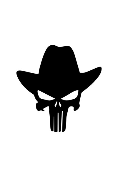 Oracal Αυτοκόλλητο αυτοκινήτου ''Darkside cowboy'', 20x20εκ., Μαύρο