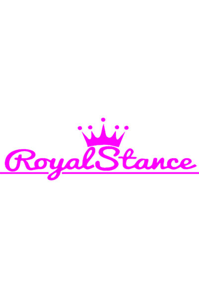 Oracal Sticker auto "Royal stance'', 40x13cm, roz