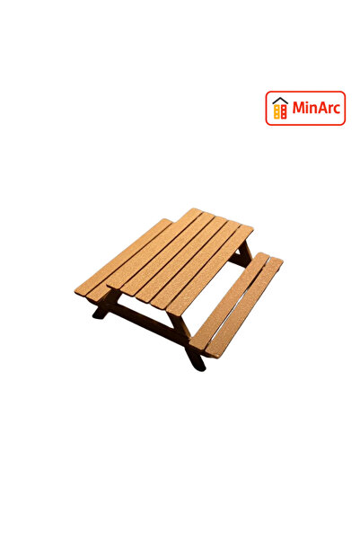 MinArc Minyatür Bahçe Masası Plastik- Figür - İnşaat Seti - Hobi - DIY - Maket Ev - Dekoratif