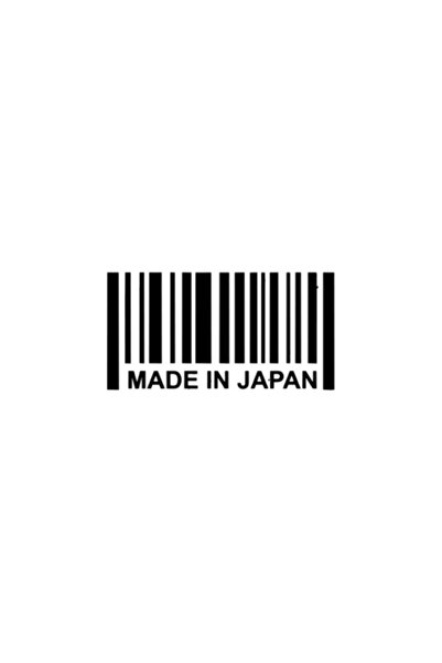 Oracal "Made in Japan" car sticker, 20x18 cm, black