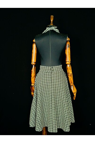 Sihirli Düğmeler Vintage Skirt Set