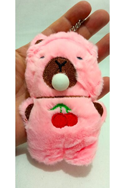 Pufline Kapibara Sukuşi Anahtarlık Peluş Oyuncak Çanta Süsü (Sadece Bir Adet Yollanacaktır)