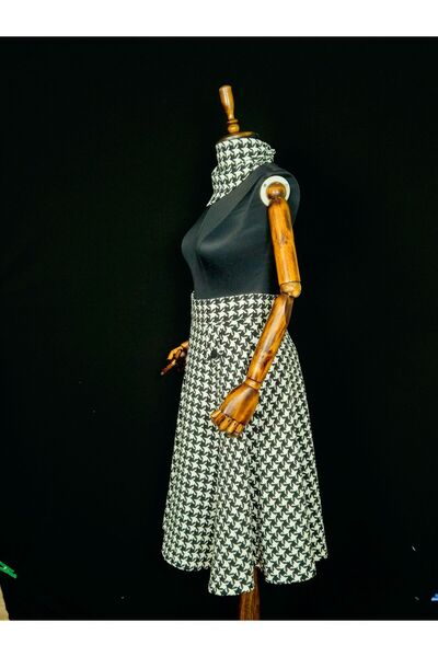 Sihirli Düğmeler Vintage Skirt