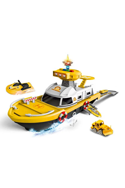 OEM Children's boat with sounds and lights - yellow