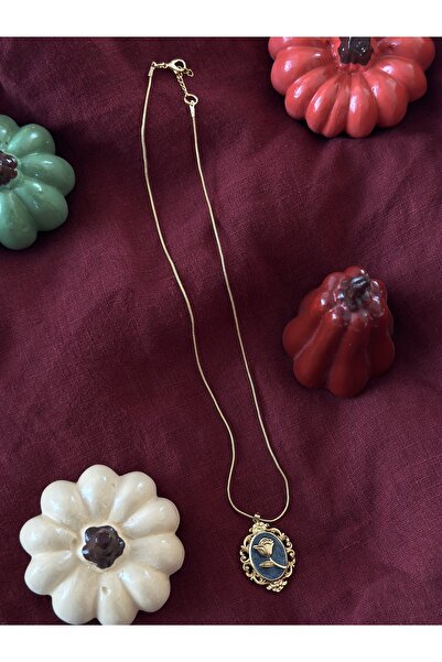 Butik Çiçek Charm Gold Kolye