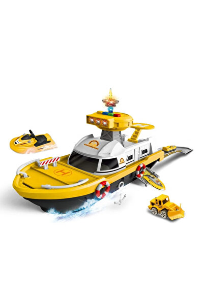 OEM Children's boat with sounds and lights - yellow