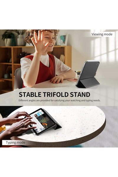 Aookay Magnetic Case for iPad Mini 7 (A17 Pro) / Mini 6, 8.3-inch, Supports Apple Pencil 2 (Black)