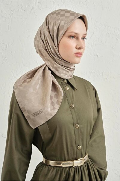 Armine 08 J. İpek Dama Eşarp